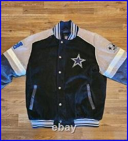 Dallas Cowboys G III Leather Jacket Size XXL