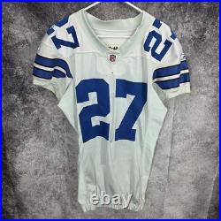 Dallas Cowboys Game Jersey #27 Brown Player Issued Sz 46 Reebok NFL LockerRoom