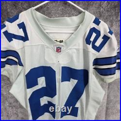 Dallas Cowboys Game Jersey #27 Brown Player Issued Sz 46 Reebok NFL LockerRoom