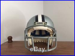 Dallas Cowboys Game USED WORN Football Helmet BIKE Pro AiR, Green Dot Facemask