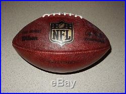 Dallas Cowboys Game Used Football with COA NFL Duke Football
