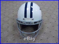 Dallas Cowboys Game Used Game Worn Throwback Helmet worn on Thanksgiving 3b