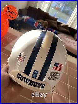 Dallas Cowboys Game Used Helmet Throwback Thanksgiving Steiner