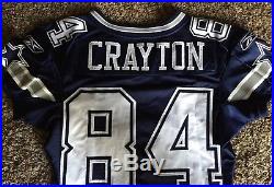 Dallas Cowboys Game Used Worn Patrick Crayton Jersey