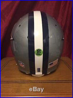 Dallas Cowboys Game Used Worn Schutt Air Helmet Custom Tony Romo