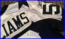 Dallas Cowboys Game Used Worn Throwback Jersey, Williams, Anniversary