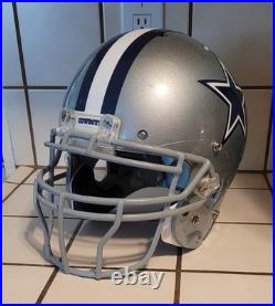 Dallas Cowboys Game Worn/Game Used Silver Helmets from 2020 to 2023