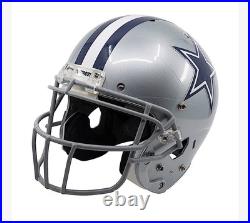 Dallas Cowboys Game Worn/Game Used Silver Helmets from 2020 to 2023