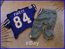 Dallas Cowboys Game Worn Used Durene Football Southland Jersey + Pants HOF