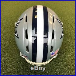 Dallas Cowboys Game Worn Used Football Helmet 2012 Rawlings NRG