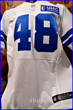 Dallas Cowboys Game Worn/Used Team Issue Elite Jersey Joe Thomas # 48 Size 48