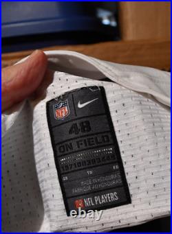 Dallas Cowboys Game Worn/Used Team Issue Elite Jersey Joe Thomas # 48 Size 48