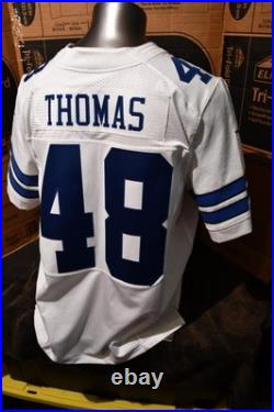 Dallas Cowboys Game Worn/Used Team Issue Elite Jersey Joe Thomas # 48 Size 48