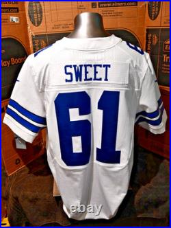 Dallas Cowboys Game Worn/Used Team Issue Elite Jersey William Sweet # 61 Size 52 Dallas Cowboys Game Worn/Used Team Issue Elite Jersey William Sweet # 61 Size 52