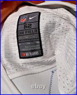 Dallas Cowboys Game Worn/Used Team Issue Elite Jersey William Sweet # 61 Size 52