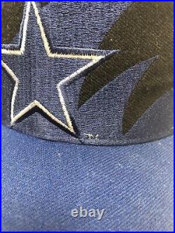 Dallas Cowboys Hat Cap NFL Vintage Shark Tooth 1990's Snap Back Wool