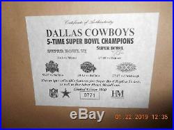 Dallas Cowboys Highland Mint Framed Super Bowl Ticket and Coin Collection