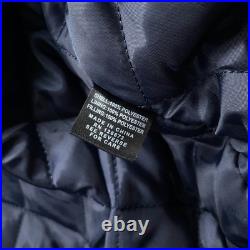 Dallas Cowboys Hoodie Satin Varsity Jacket Mens XL Navy Blue Ultra Game NFL Team