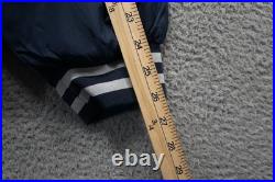Dallas Cowboys Hoodie Satin Varsity Jacket Mens XL Navy Blue Ultra Game NFL Team