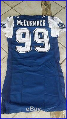 Dallas Cowboys Hurvin McCormack 1995 Game Used Jersey