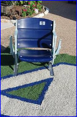 Dallas Cowboys Irving Texas Stadium Seat Chair Game USED COA Super Bowl Complete