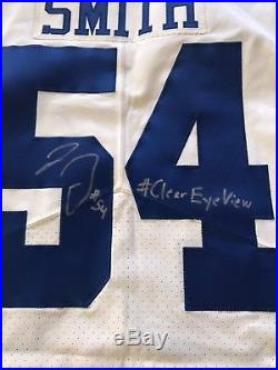 Dallas Cowboys JAYLON SMITH Autographed 2017 Game Worn Rookie Season Jersey Used