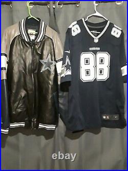 Dallas Cowboys Jacket 2x and Dez Bryant Jersey med