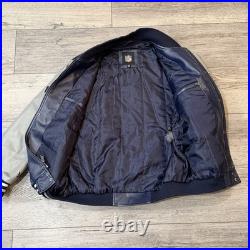 Dallas Cowboys Jacket 5-Time Superbowl Champions Faux Leather NFL Size Large