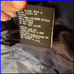 Dallas Cowboys Jacket 5-Time Superbowl Champions Faux Leather NFL Size Large