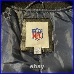 Dallas Cowboys Jacket Men Large Faux Leather Brand New
