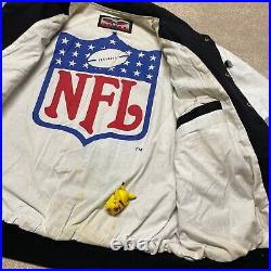 Dallas Cowboys Jacket Men XL NFL Football Jeff Hamilton Leather Vintage Rare JH