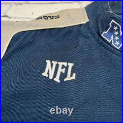 Dallas Cowboys Jacket Men's 5XL Blue Embroidered NFL Football NFC Heavy Weight