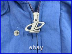 Dallas Cowboys Jacket Mens Medium Blue NFL Football Logo Athletic Pro Line 90s