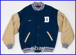 Dallas Cowboys Jacket Mens XXL Wool Leather Varsity Jacket Nike Vintage 90s NFL