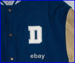 Dallas Cowboys Jacket Mens XXL Wool Leather Varsity Jacket Nike Vintage 90s NFL