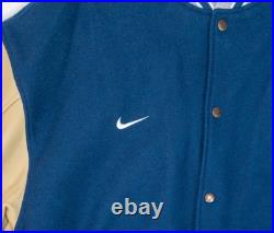 Dallas Cowboys Jacket Mens XXL Wool Leather Varsity Jacket Nike Vintage 90s NFL