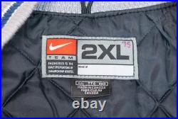 Dallas Cowboys Jacket Mens XXL Wool Leather Varsity Jacket Nike Vintage 90s NFL