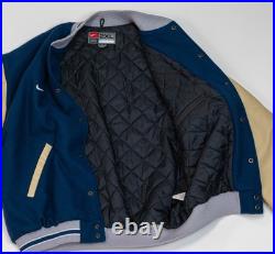 Dallas Cowboys Jacket Mens XXL Wool Leather Varsity Jacket Nike Vintage 90s NFL