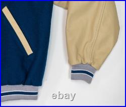 Dallas Cowboys Jacket Mens XXL Wool Leather Varsity Jacket Nike Vintage 90s NFL