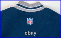 Dallas Cowboys Jacket Mens XXL Wool Leather Varsity Jacket Nike Vintage 90s NFL