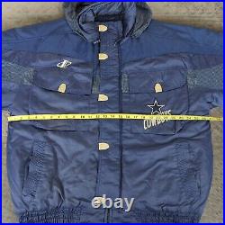 Dallas Cowboys Jacket Pro Line Vintage 90s Logo Athletic Snap Buttons Zip Men XL Dallas Cowboys Jacket Pro Line Vintage 90s Logo Athletic Snap Buttons Zip Men XL