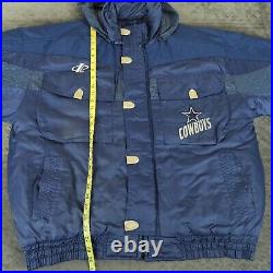 Dallas Cowboys Jacket Pro Line Vintage 90s Logo Athletic Snap Buttons Zip Men XL Dallas Cowboys Jacket Pro Line Vintage 90s Logo Athletic Snap Buttons Zip Men XL