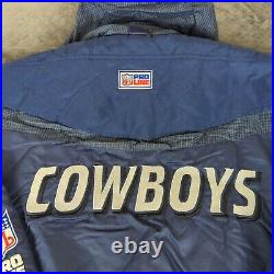 Dallas Cowboys Jacket Pro Line Vintage 90s Logo Athletic Snap Buttons Zip Men XL Dallas Cowboys Jacket Pro Line Vintage 90s Logo Athletic Snap Buttons Zip Men XL