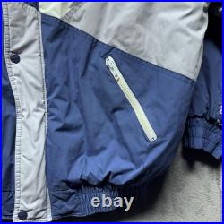 Dallas Cowboys Jacket Puffer Vintage 90s Pro Player Sz L Blue NFL Football Rare