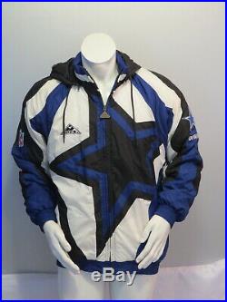 Dallas Cowboys Jacket (VTG) Puffer Parka Big Star Logo Apex One Men's Medium