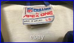 Dallas Cowboys Jacket Vintage 90's Pro Line By APEX ONE Size Large NFL