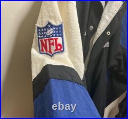 Dallas Cowboys Jacket Vintage 90's Pro Line By APEX ONE Size Large NFL