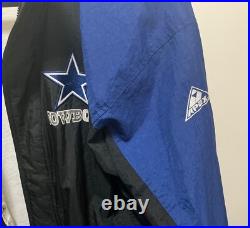 Dallas Cowboys Jacket Vintage 90's Pro Line By APEX ONE Size Large NFL