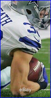 Dallas Cowboys Jeff Heath Game Used Jan 15 2017 Playoff Football Jersey