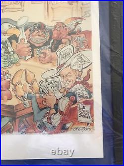 Dallas Cowboys Jerry Jones Draft Day Collectable Caricatures 1991